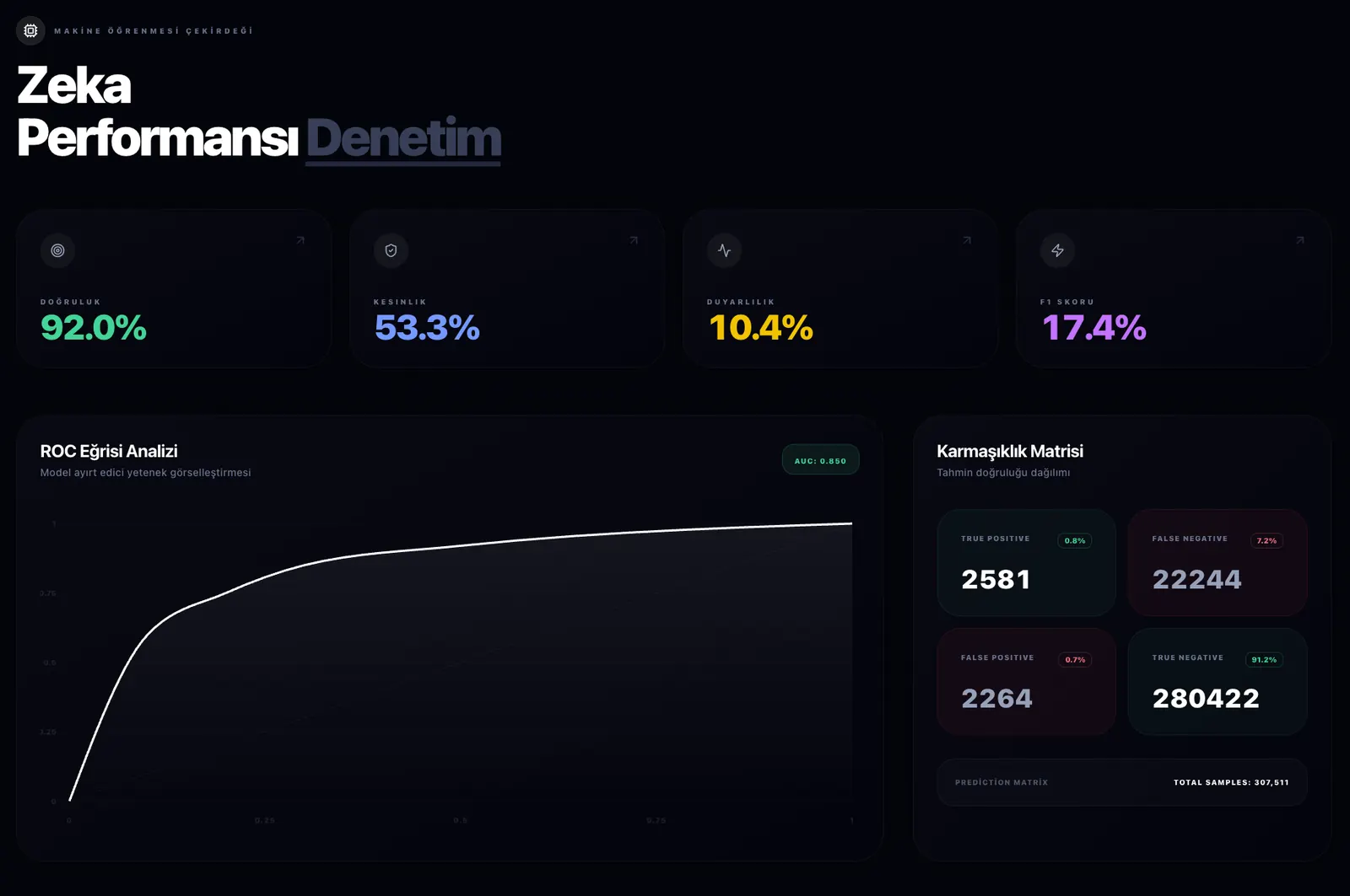 AICredit model performans denetimi