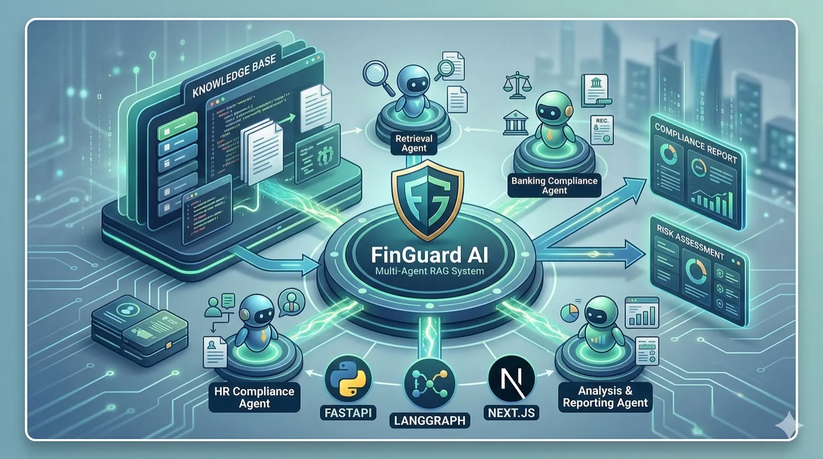 FinGuard AI sistem görünümü